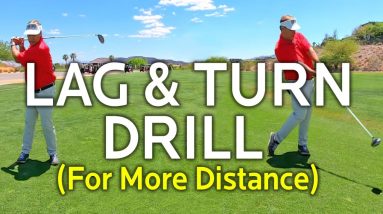 LAG & TURN DRILL TO GET MORE DISTANCE (Do This Anywhere)
