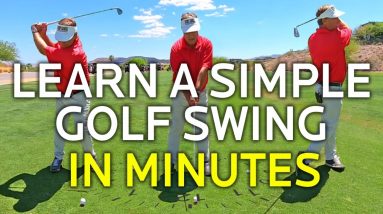 LEARN A SIMPLE GOLF SWING IN MINUTES (Irons & Driver)
