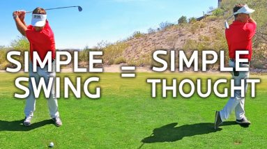 SIMPLE GOLF SWING = SIMPLE THOUGHTS