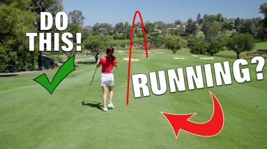 CRAZY GOLF TRICK for UNEVEN LIES with AIMEE CHO!