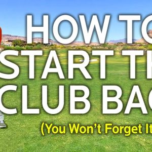 How To Start The Golf Club Back