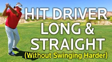 How To Hit Driver Long & Straight (Without Swinging Harder)