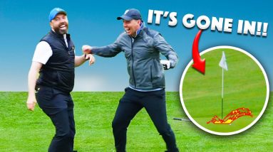 The GREATEST golf shot ever on the channel!