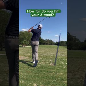 How Far Do You Hit Your 3-Wood?  #golf #golfer #golfswing