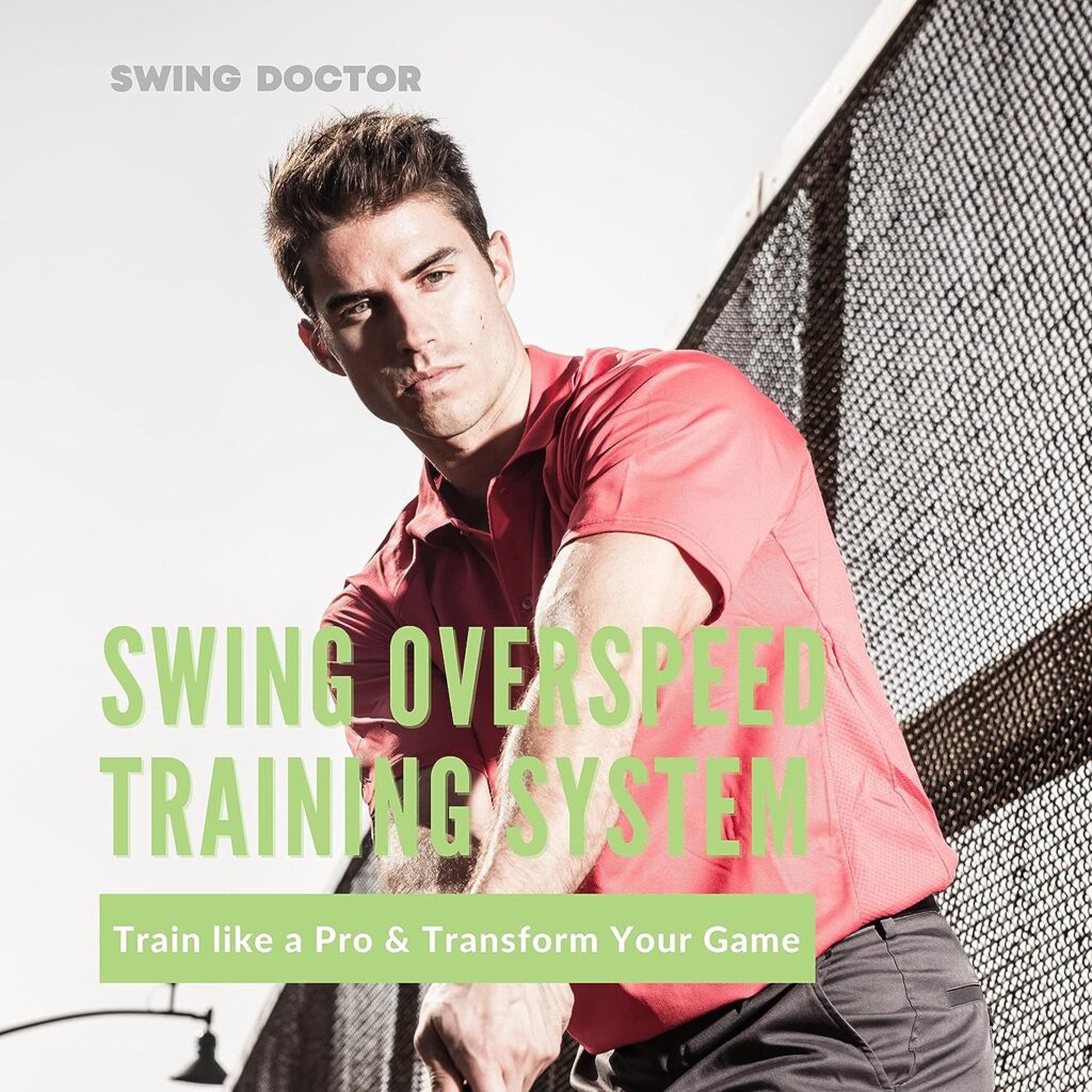 SWING DOCTOR Swing Trainer, Golf Swing Speed Training System, Increase Club Head Speed, 3 Training Weights in One Club