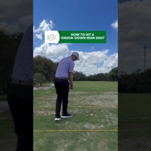 Elevate Your Golf Game with This Knock Down Iron Shot Technique #golftips #golf #golfswing