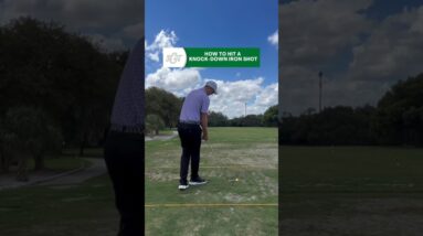 Elevate Your Golf Game with This Knock Down Iron Shot Technique #golftips #golf #golfswing