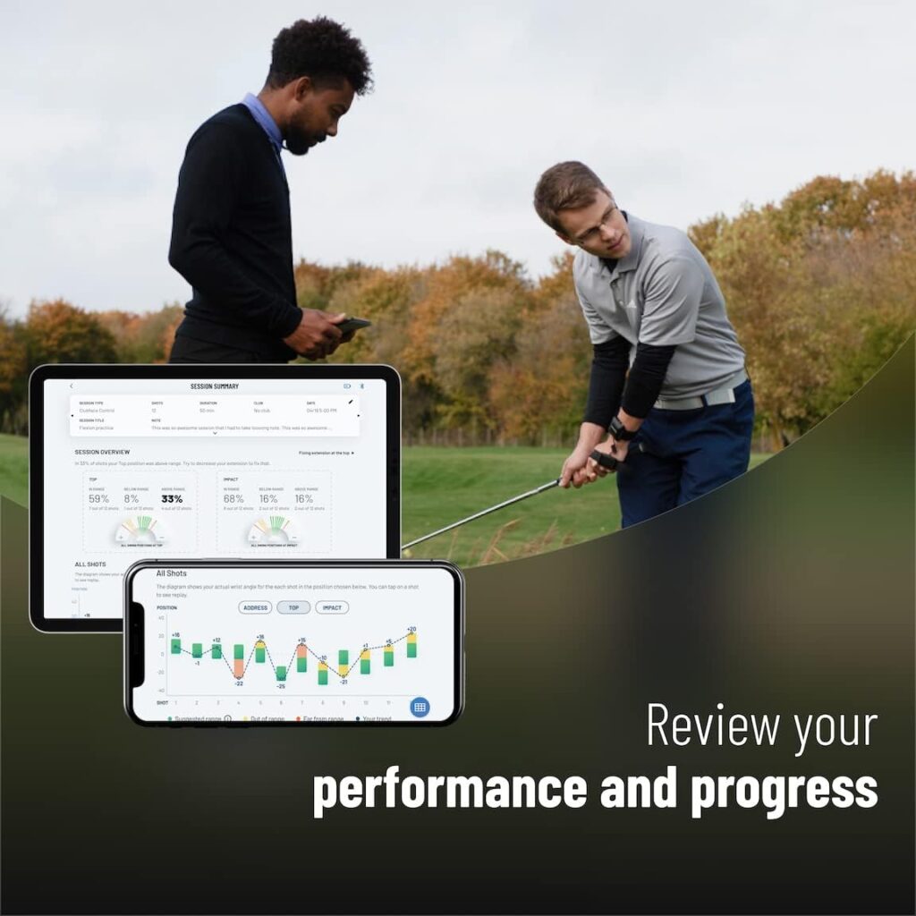 Hackmotion Core – Golf Swing and Wrist Angle Training Aid – Improve Clubface Control and Full Swing Consistency