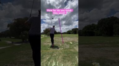 How Far Do You Think This Drive Went? #golf #golftips #golfswing #golfshorts