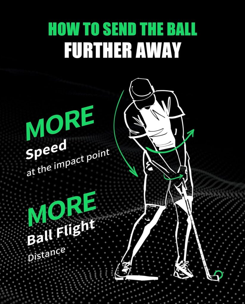 SMARTGOLF AI-X Golf Simulator | Golf Swing Trainer for Intermediate and Advanced Golfers | Analyzes Swing Speed and Swing Accuracy | A.I. Coaching with Vocal Guides | Analyzer app via Bluetooth