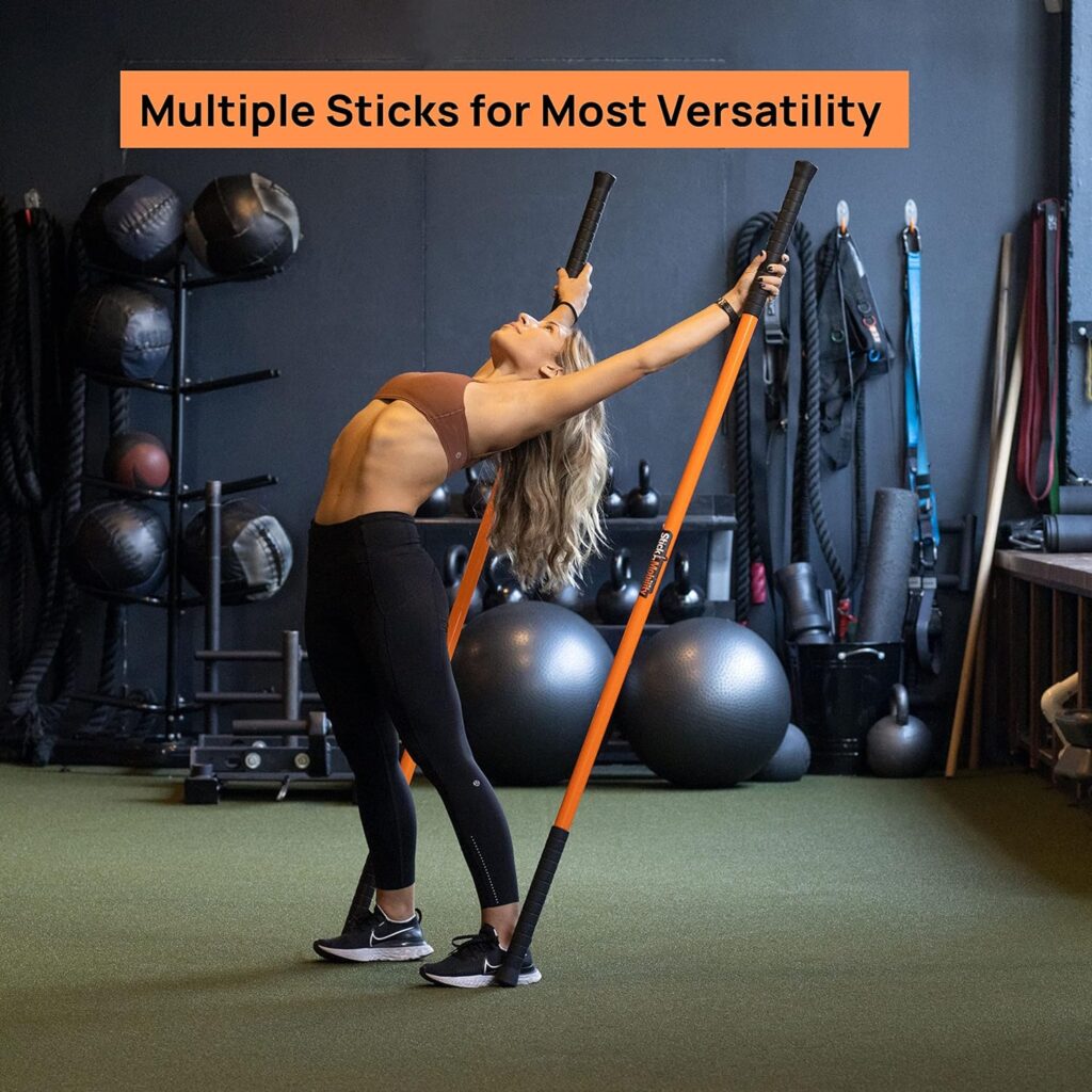 Stick Mobility 3 Stick Training Bundle | Improve Flexibility, Mobility, and Strength with Active Stretching for Golf, Running, Fitness, Pickleball, and More