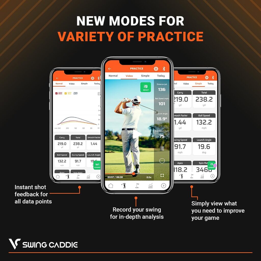 Voice Caddie - Swing Caddie Portable Launch Monitors