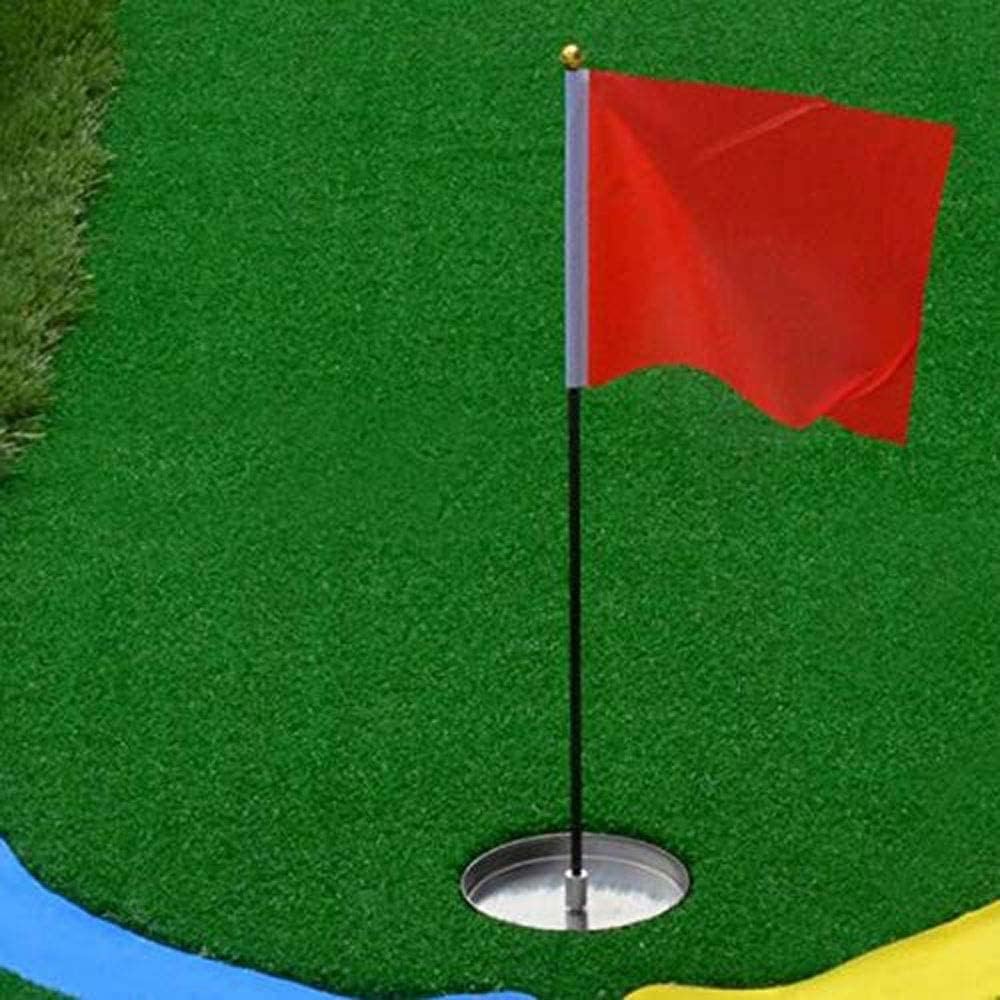 AFLHYJK Indoor Golf Putting Mini Greens Home Practice Portable Putting Trainer Office Exercise Kit Mat Hitting Pad Golf Training Aid