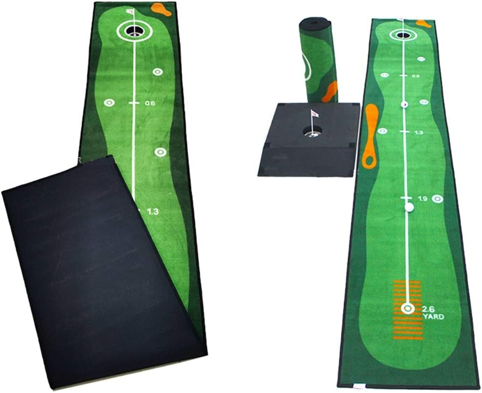 Golf Putting Mat, Golf Training Aid, Cup with Hole, Golf Practice Putting Green Mat for Indoor Outdoor