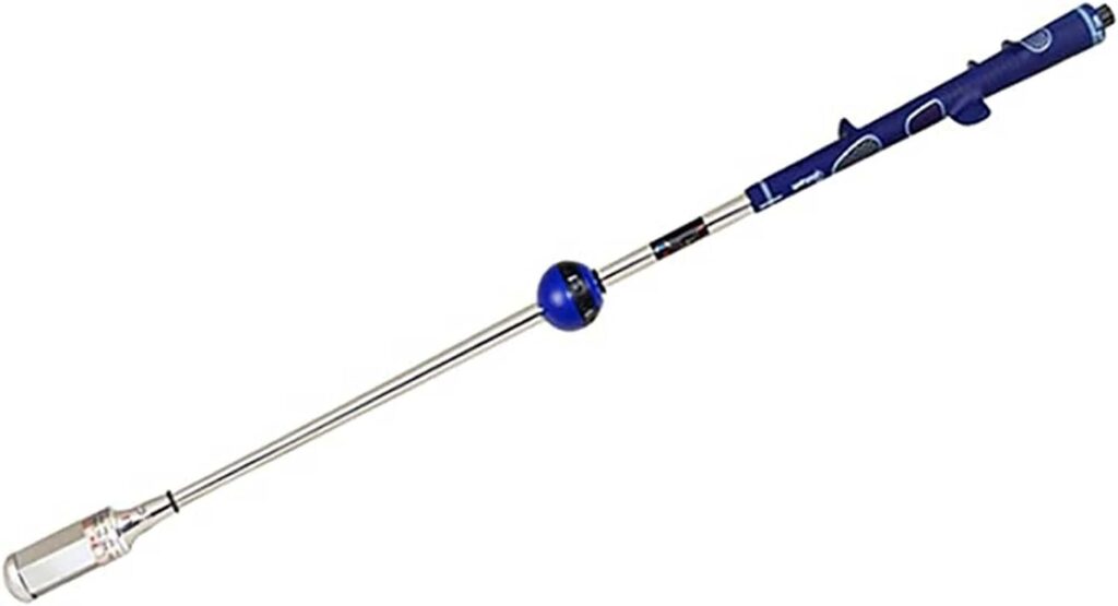 Golf Swing Trainer Aid Golf Swing Trainer Swing Practice Stick, Auxiliary Training Stick, Distance Measurement Type, Rhythm Type(Color:Ranging Type)