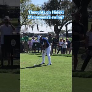 Hideki Matsuyama's Swing is So Pure!  #golfswing #golfshorts