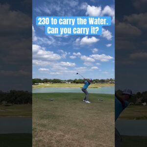 Could You Carry the Water? #golfswing #swing