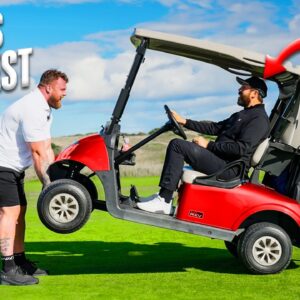 I play golf with the World's STRONGEST man!