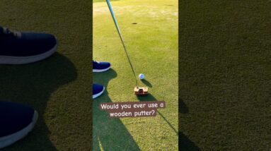 This Wooden Putter is BEAUTIFUL!