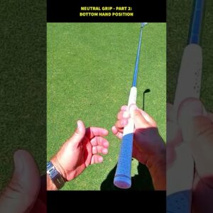 NEUTRAL GOLF GRIP - Right Hand Position