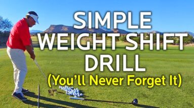 Simple Drill To Shift Your Weight Through Impact