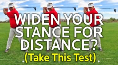 Take This Stance Width Driver Test:  Find Out How Wide?